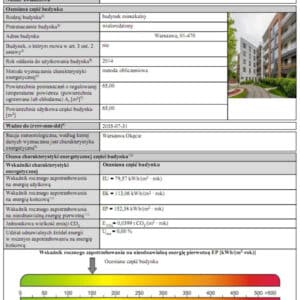 Aktualizacja świadectwa charakterystyki energetycznej
